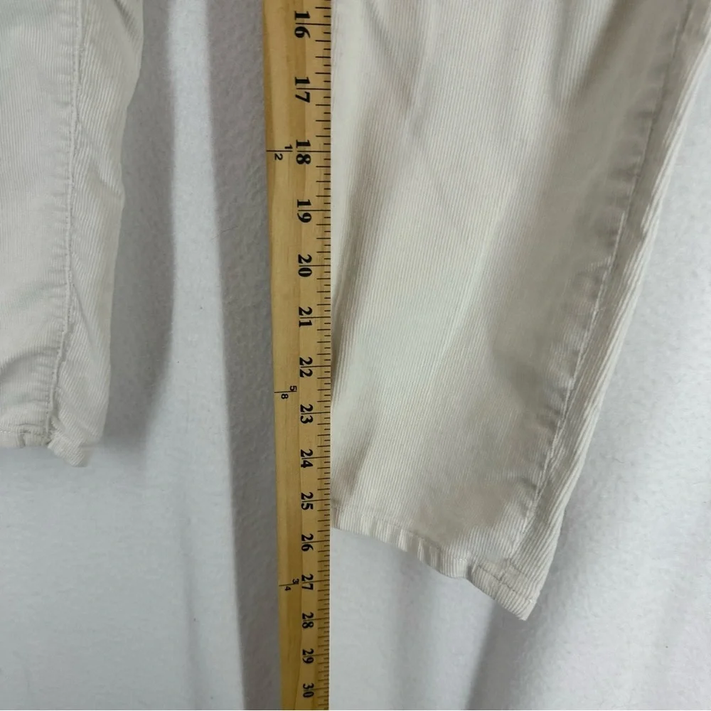 J.Crew Corduroy Straight Pants‎ Womens 31 White